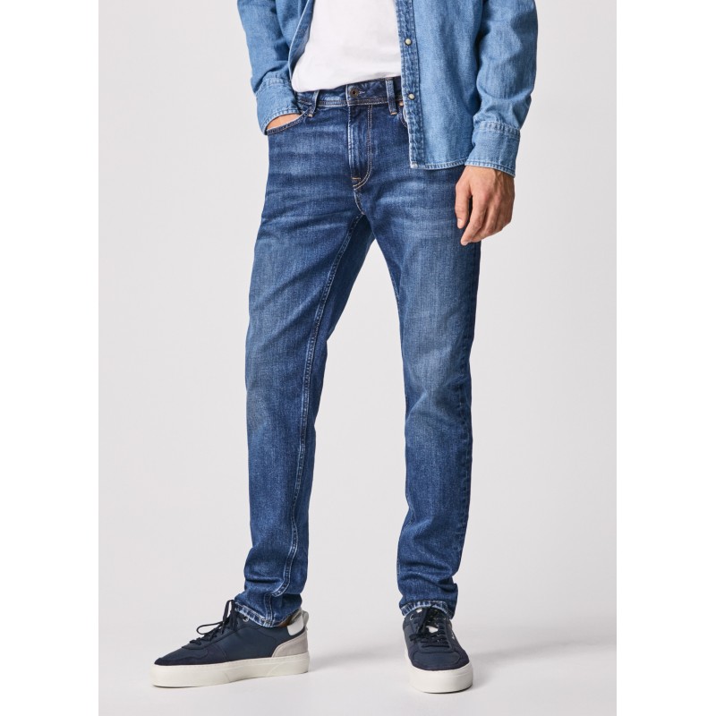 Pepe Jeans TAPERED JEANS - Jeans Tapered Fit - 000denim/blue denim 