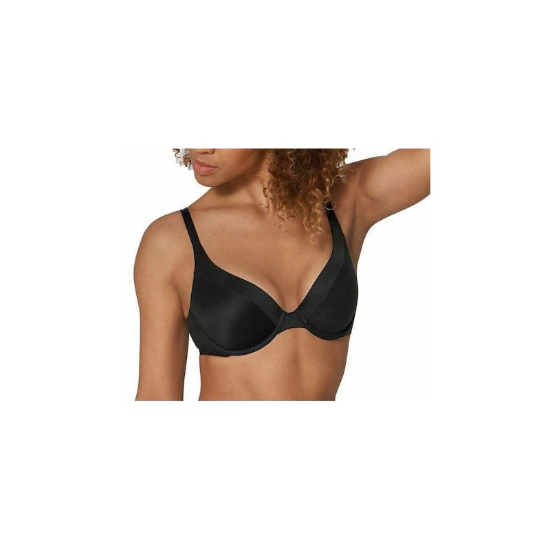 Triumph Body Make-Up Soft Touch Black Bra Push Up with Bands 10205991-0004